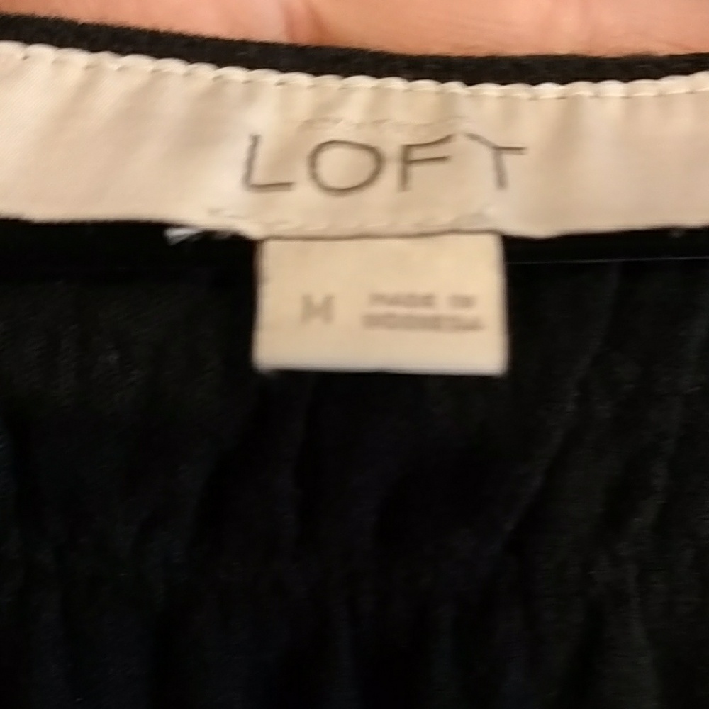 Loft Black tshirt dress size medium - Picture 3 of 3